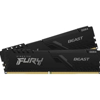 Kingston Fury Beast KF432C16BBK2/64 System Memory 64GB, 3200MHz, (2 x 32GB), DDR4, DIMM Kingston Fury Beast KF432C16BBK2/64 System Memory 64GB, 3200MHz, (2 x 32GB), DDR4, DIMM